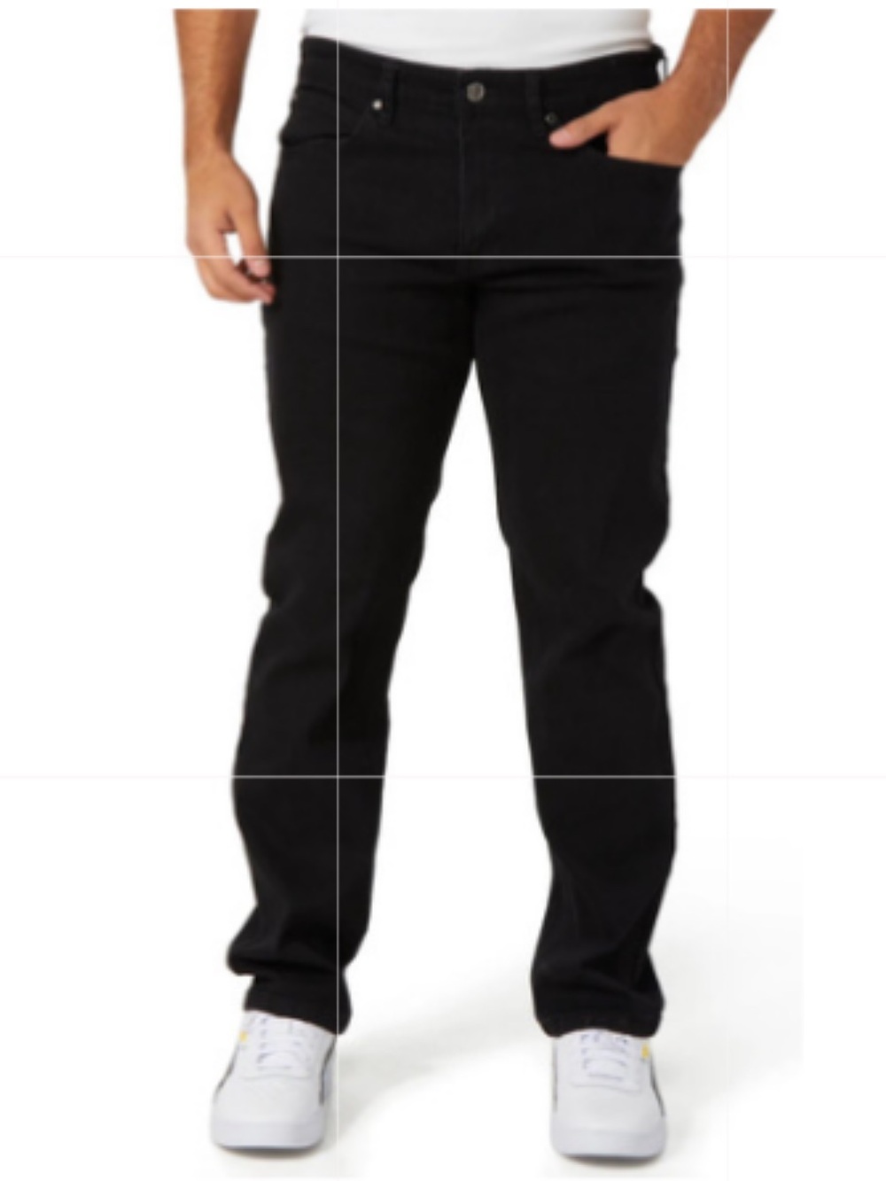 NWT Vince Camuto mens authentic Straight Leg Black Jeans 32X30